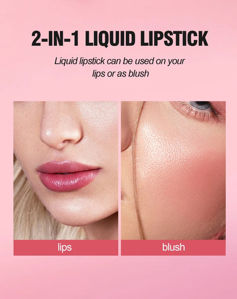 Fruit Juice Lip Tint - 2 In1 Lipstick and Blush
